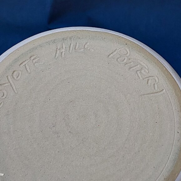 Set of 4 vintage studio pottery mugs by Coyote Hill blue and pink flowers excell - Picture 6 of 8